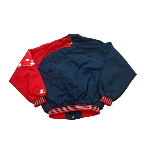 Vtg 90's Starter Diamond Collection Boston Red Sox Windbreaker Bomber Jacket M - Picture 2 of 7